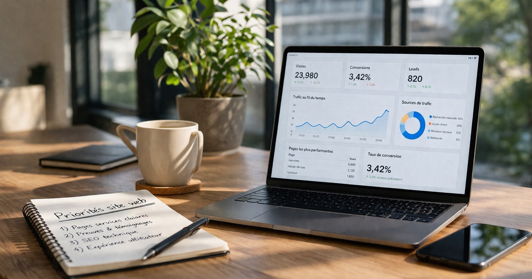 Image de couverture de l'article SEO PME en 2026 : comment rester visible sur Google quand l'IA répond à votre place ?