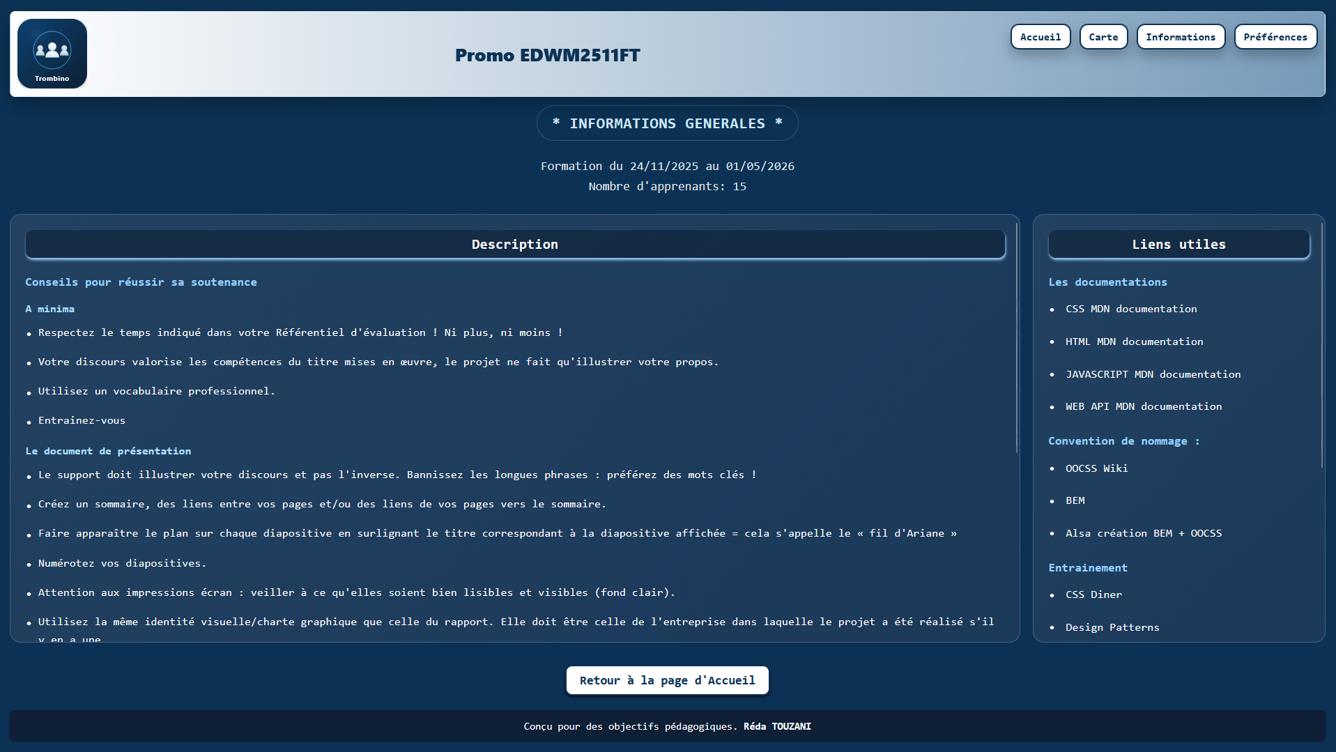 Vignette média du projet Trombinoscope dynamique