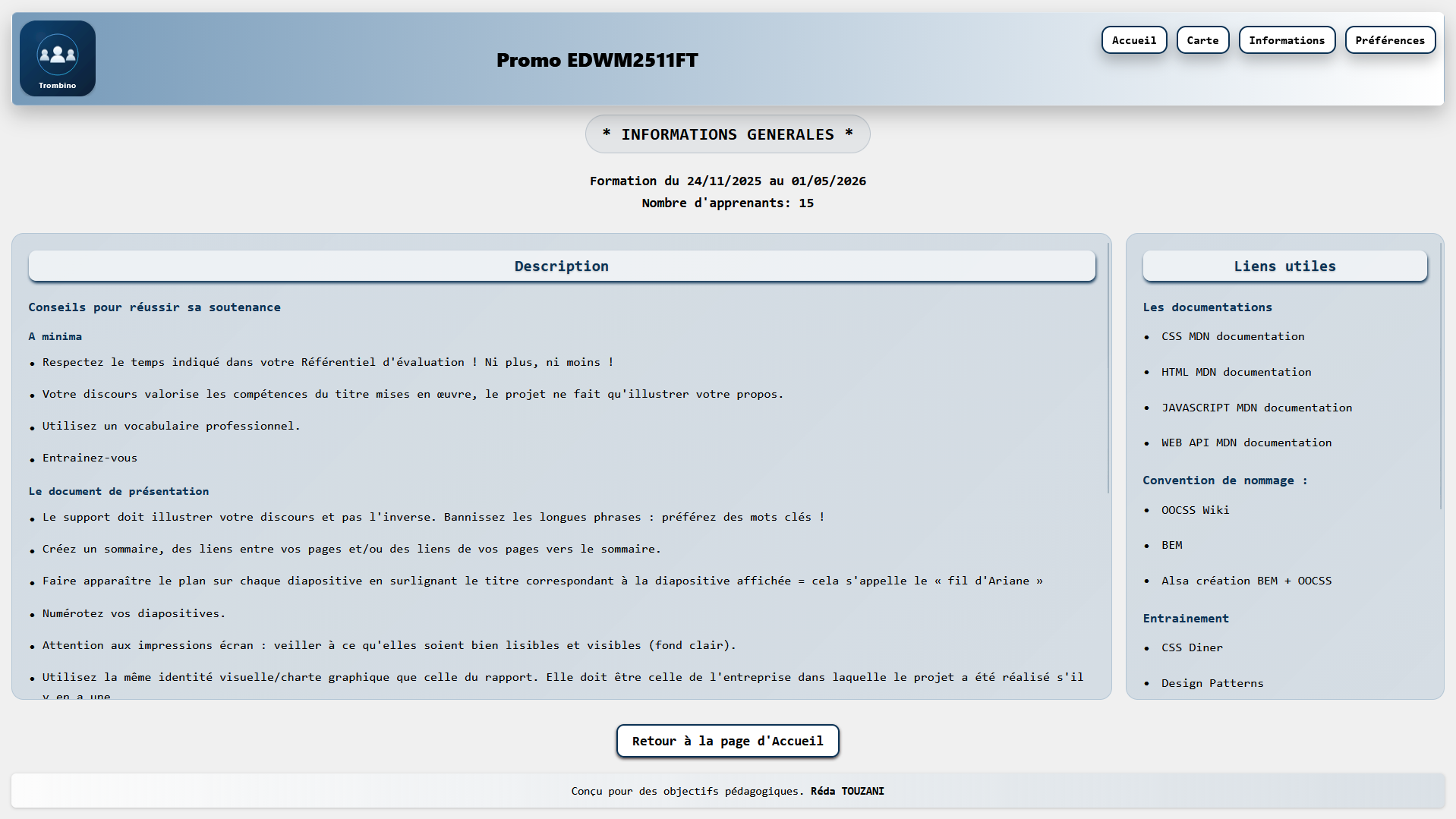 Vignette média du projet Trombinoscope dynamique