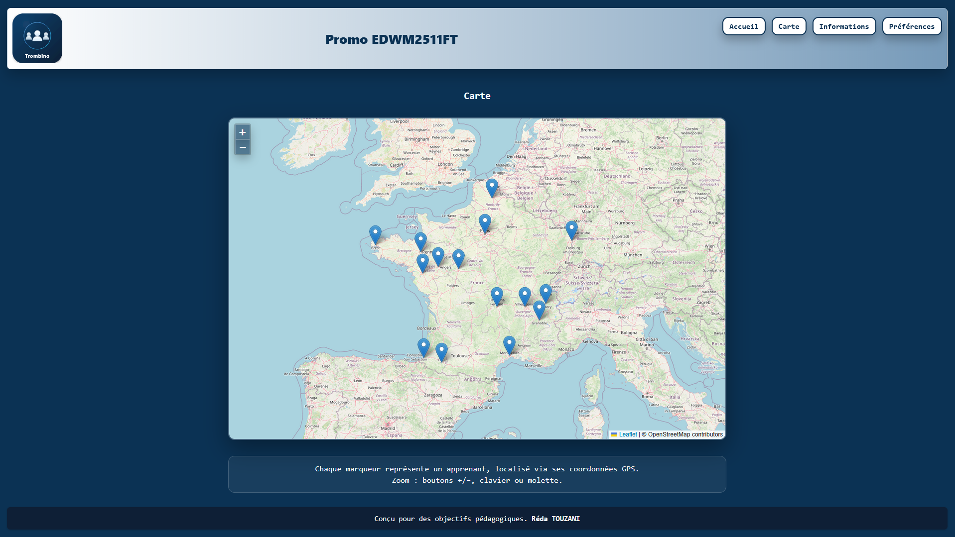 Vignette média du projet Trombinoscope dynamique